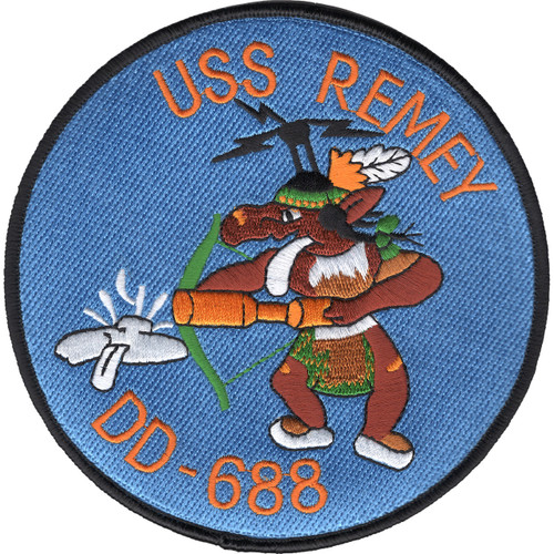 DD-688 USS Remey Patch - Version A