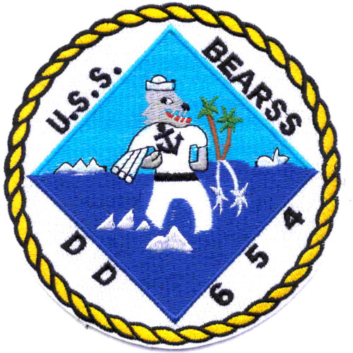 DD-654 USS Bearss Patch