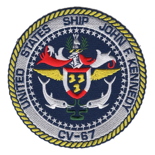 USS John F. Kennedy CV-67 Big John Aircraft Carrier Patch