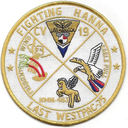 CV-19 USS Hancock WESTPAC 75 Patch