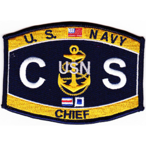 CSC Chief Commissaryman Patch