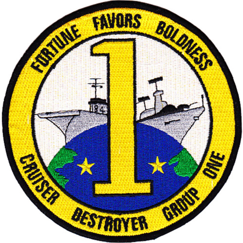 Cruiser Destroyer Group One Patch Insignia B