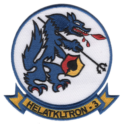 HAL 3 Helicopter Attack Light Squadron Three Seawolves Patch