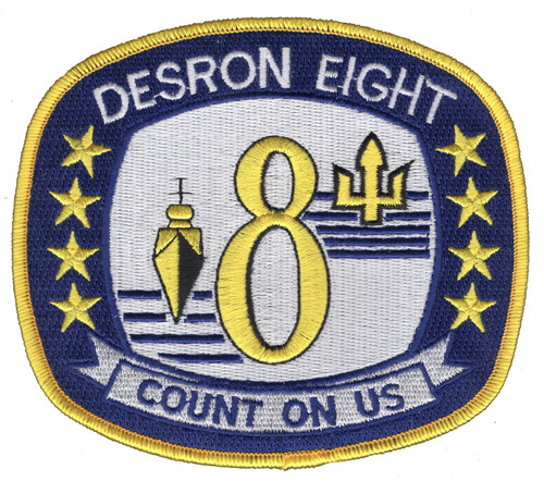 DESRON 8 Destroyer Squadron Patch