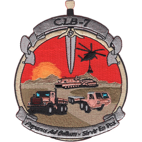CLB-7 Combat Logistics Battalion Seven Patch