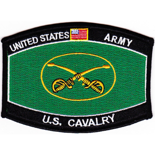 Cavalry Regiment Crossed Sabers Ballcap Patch