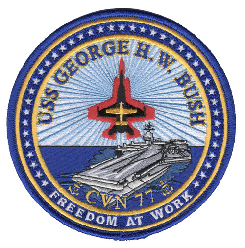 CVN-77 USS George H W Bush Patch