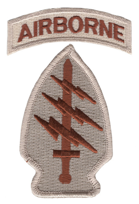 Army Special Operations Command Socom Patch Desert