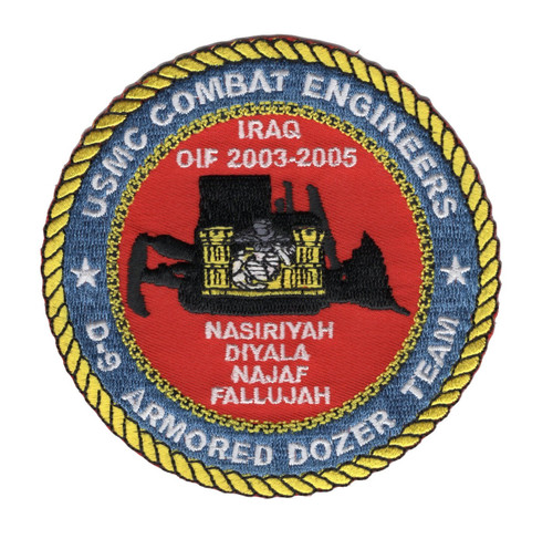 Combat Engineers D-9 Armored Dozer Team Patch