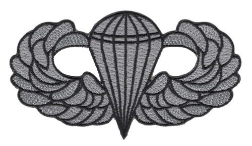 Airborne Basic Jump Wings Badge Patch