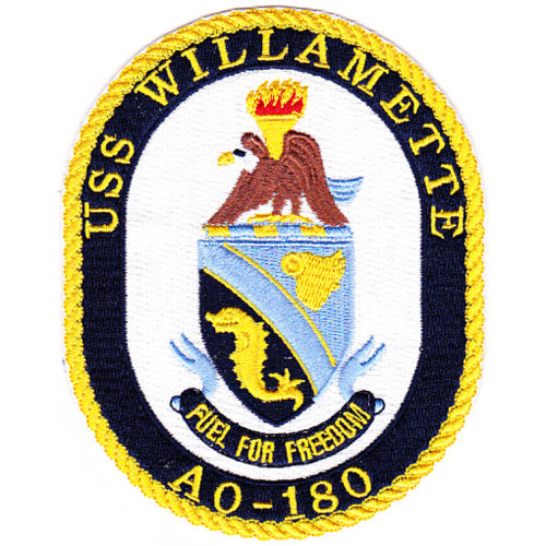 AO-180 USS Willamette Fleet Oiler Patch