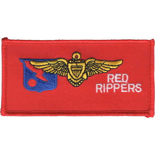 VF-11 Red Rippers Naval Aviator Name Tag Patch