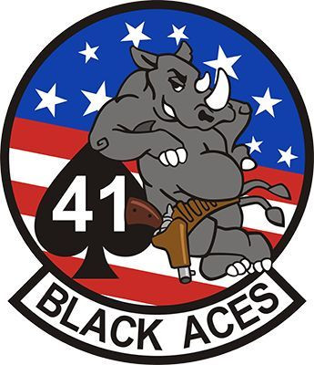 VFA-41 Black Aces Rhino Patch