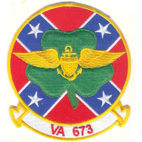VA-673 Attack Reserve Squadron Six Seven Three Patch