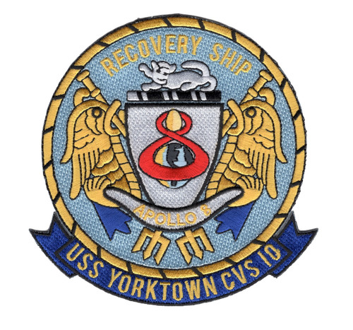 USS Yorktown CVS-10 APOLLO 8 Patch