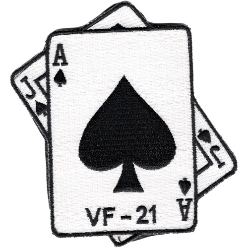 VF-21 Fighter Squadron Patch Hook And Loop