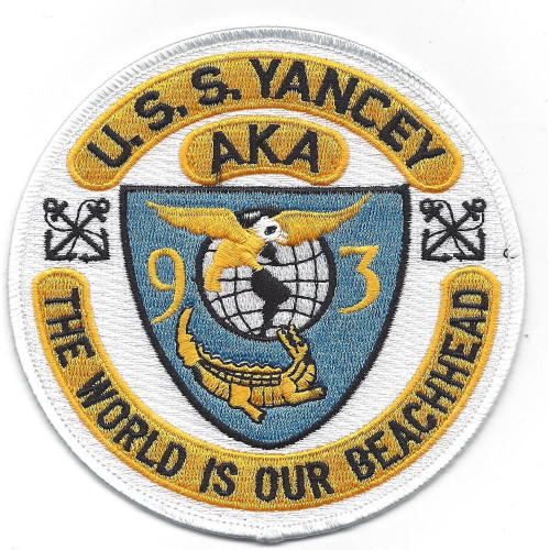 USS Yancey AKA-93 Attack Cargo Ship Patch