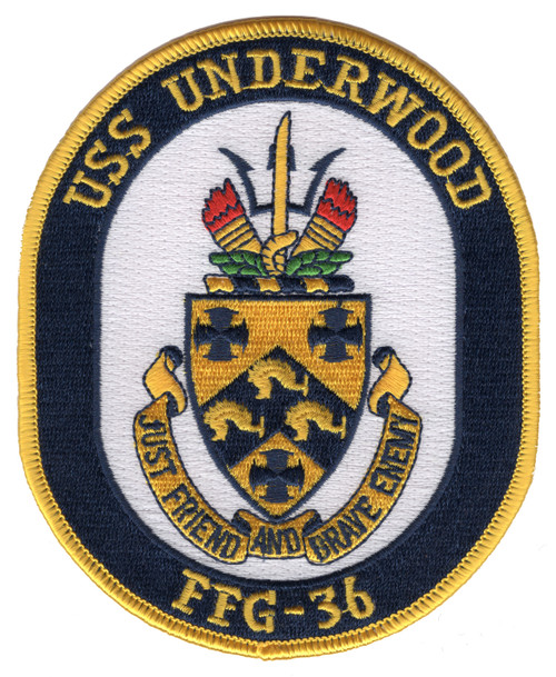 USS Underwood FFG-36 Patch