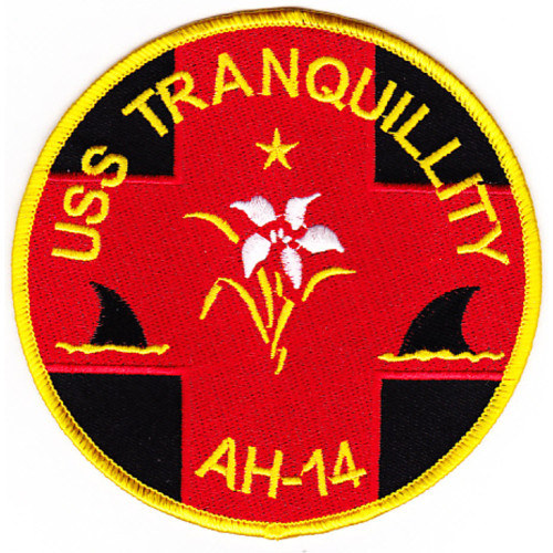 USS Tranquility AH-14 Hospital Ship Patch