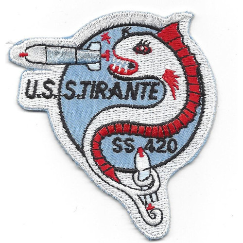 USS Tirante SS 420 Diesel Electric Submarine Small Patch