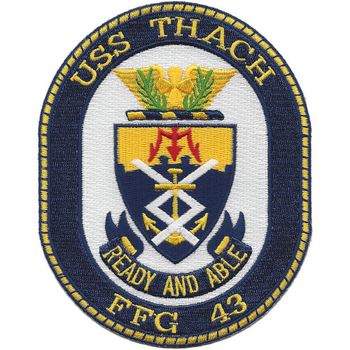 USS Thach FFG-43 Frigate Ship Patch