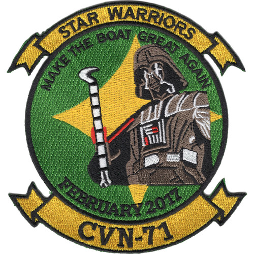 VAQ-209 Patch - Star Warriors CVN-71 February 2017