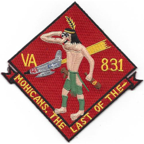 VA-831 Attack Reserve Squadron Eight Thirty One Patch