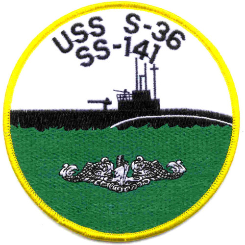 USS S-36 SS-141 Patch