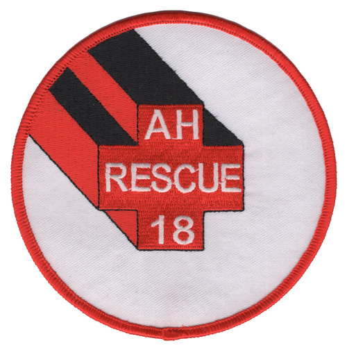 USS Rescue AH-18 Auxiliary Hospital Ship Patch