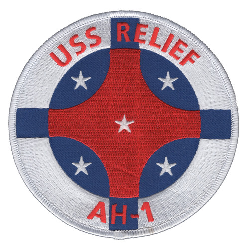 USS Relief AH-1 Auxiliary Hospital Ship Patch