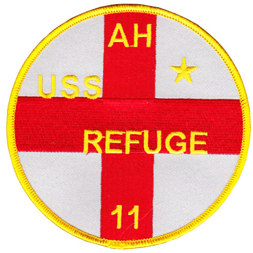 USS Refuge AH-11 Auxillary Hospital Ship Patch