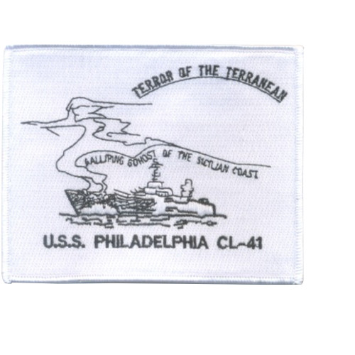 USS Philadelphia CL-41 Light Cruiser Ship Patch