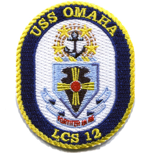 USS Omaha LCS 12 Littoral Combat Ship Samll Patch