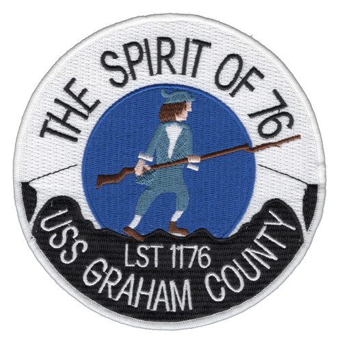 USS Graham County LST-1176 Tank Landing Ship Patch