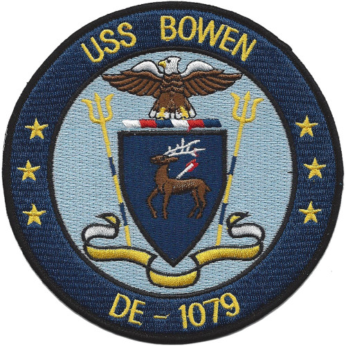 USS Bowen DE-1079 Destroyer Escort Ship Patch