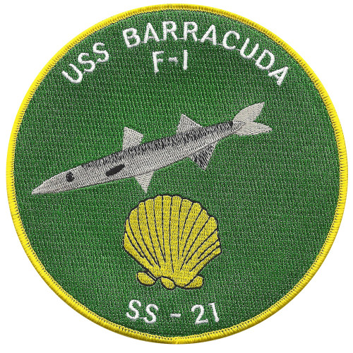 USS Barracuda SS-21 Submarine Patch