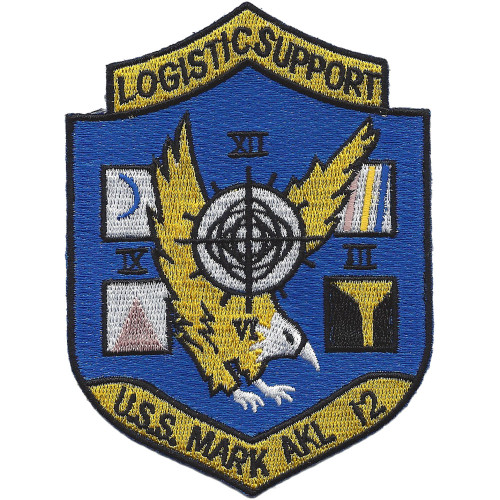 USS Mark AKL-12 Light Cargo Ship Patch