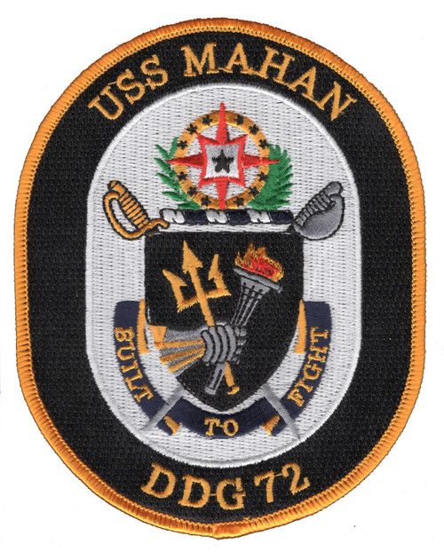 USS Mahan DDG-72 Guided Missile Destroyer Patch