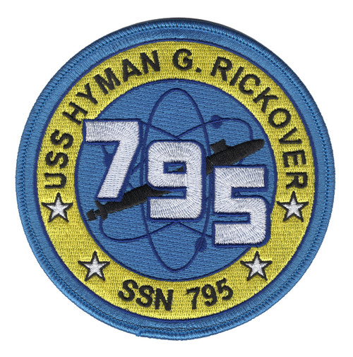 USS Hyman G. Rickover SSN-795 Patch