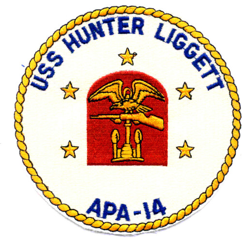 USS Hunter Liggett APA-14 Patch