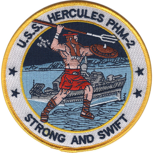 USS Hercules PHM-2 Hydrofoil Patrol Combatant Missile Ship Patch