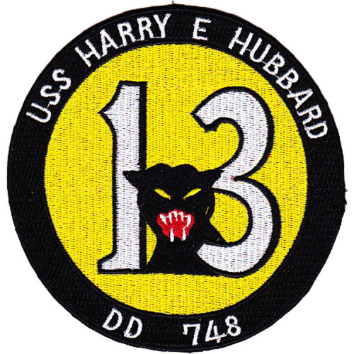 USS H. E. Hubbard DD-748 Destroyer Ship Third Version Patch