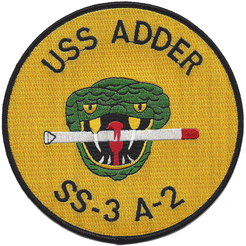 USS Adder SS-3 The Beginning SS-A-2 Submarine Patch