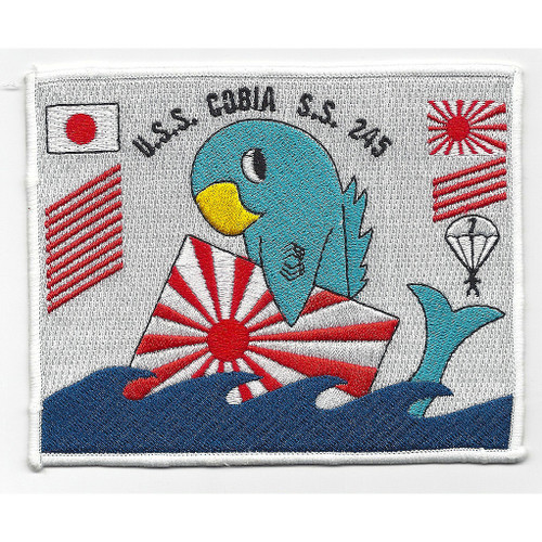 USS Cobia SS-245 Diesel Electric Submarine Bettle Flag Patch