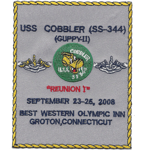 USS Cobbler SS-344 Diesel Electric Submarine Third Version Patch