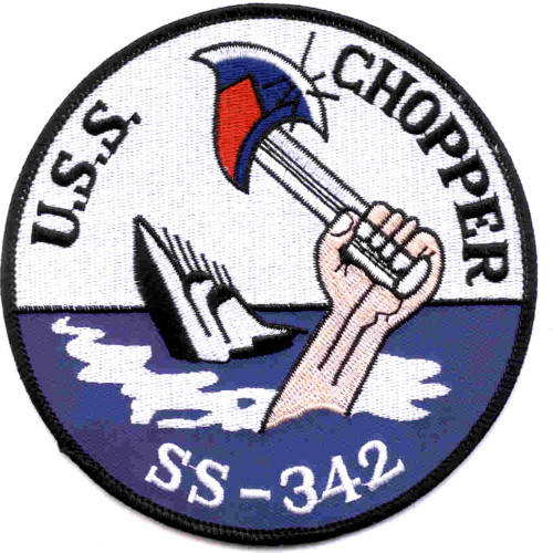 USS Chopper SS-342 Patch - Version D