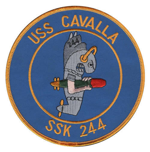 USS Cavalla SSK-244 Diesel Electric Submarine Patch