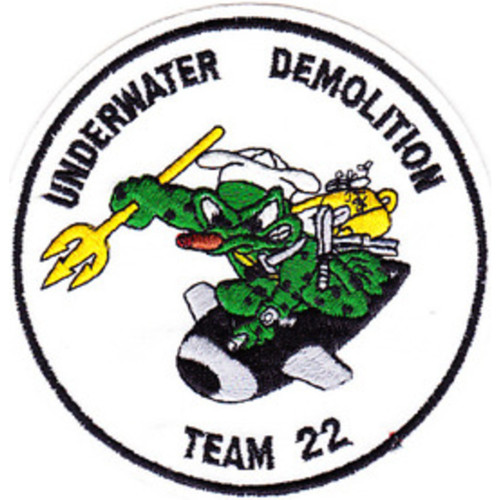 UDT 22 Underwater Demolition Team Unit Twenty Two Patch