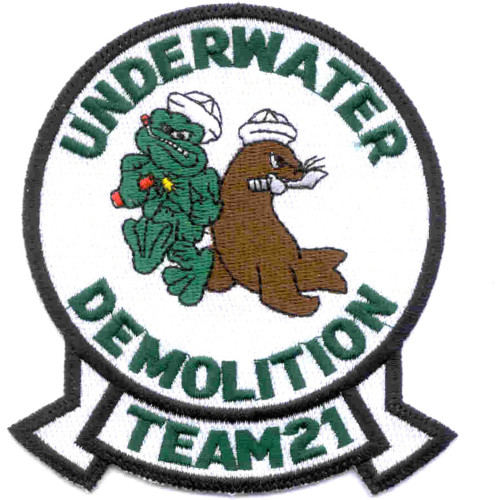 UDT-21 Underwater Demolition Team Seal Patch