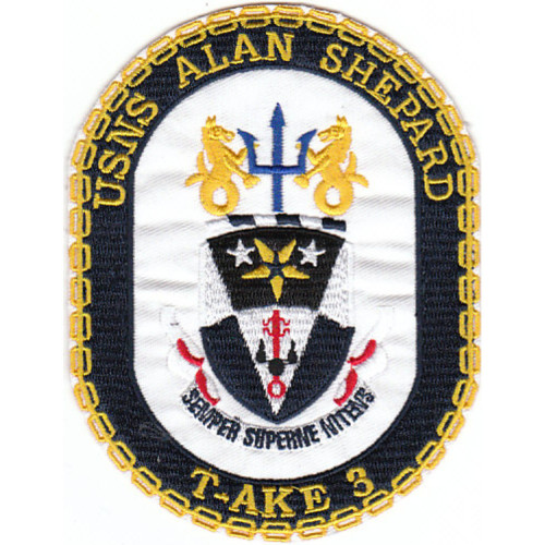 T-AKE-3 USNS Alan Shepard Dry Cargo Ship Patch